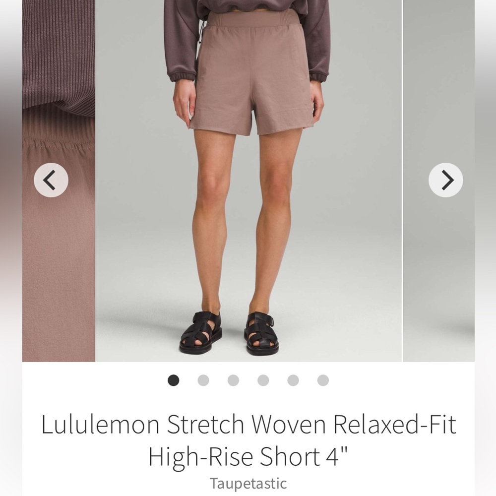 Lululemon Stretched Women  Relaxed-Fit Shorts 4”